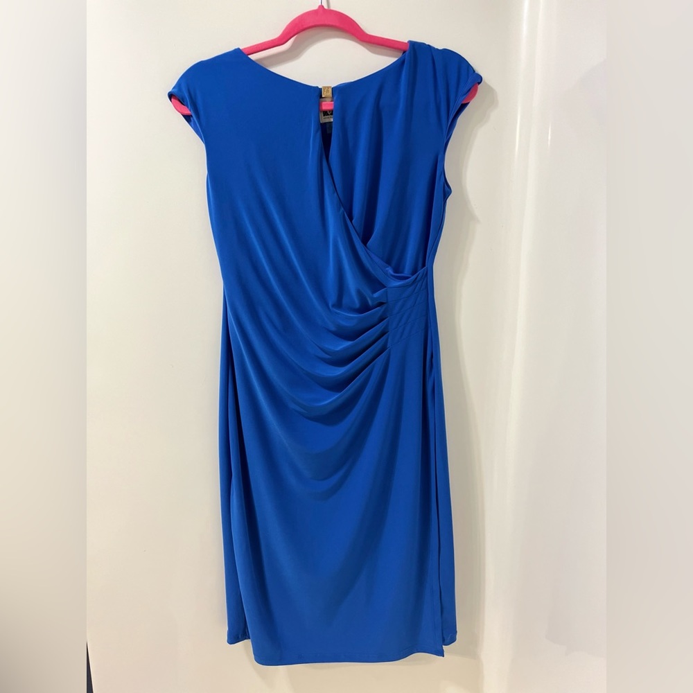 Anne Klein Wrap-Style Jersey Dress